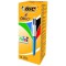 BIC 40616 Standard Stylo-bille 4S Min I pointe moyenne encre classique retractable rechargeable Assorties