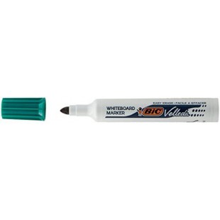 BIC 30556 Velleda 1711 Marqueur pointe ogive trace effacable corps plastique encre Cetone 2 mm Bleu