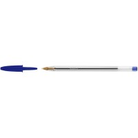 BIC Cristal Medium Stylo a  bille Bleu [Lot de 100]