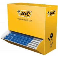 Bic M10 Clic Value pack de 90 + 10 Stylos-bille Moyenne Bleu