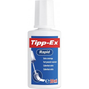 Tipp-Ex Rapid Correcteur Liquide - 20 ml, Blister de 1