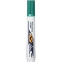BIC 30562 Velleda 1791 Marqueur pointe biseautee trace effacable corps plastique encre Cetone 2-5 mm Vert