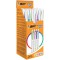 BIC Cristal Up Stylos-Bille Pointe Moyenne (1,2 mm) - Couleurs Fantaisies Assorties, Boite de 20