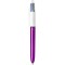 BIC Deutschland 4 COLOURS SHINE 1 stylo Blanc/violet metallise 4 couleurs classiques