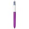 BIC Deutschland 4 COLOURS SHINE 1 stylo Blanc/violet metallise 4 couleurs classiques