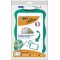 BIC Velleda Ardoise Ecolier Double Face (21 x 31 cm) Effacable a Sec avec Feutre Bleu Effacable a Sec et Effacette 