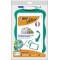 BIC Velleda Ardoise Ecolier Double Face (21 x 31 cm) Effacable a Sec avec Feutre Bleu Effacable a Sec et Effacette 