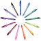 BIC Gel-ocity Quick Dry Stylos-Gel Retractables Pointe Moyenne (0,7 mm) - Violet, Boite de 12