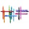 BIC Gel-ocity Quick Dry Stylos-Gel Retractables Pointe Moyenne (0,7 mm) - Violet, Boite de 12