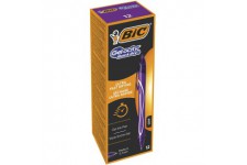 BIC Gel-ocity Quick Dry Stylos-Gel Retractables Pointe Moyenne (0,7 mm) - Turquoise, Boite de 12