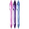 BIC Gel-ocity Quick Dry Stylos-Gel Retractables Pointe Moyenne (0,7 mm) - Turquoise, Boite de 12