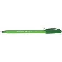 PAPER:MATE Stylos bille InkJoy 100 Triangulaire a capuchon Pte Moy. Vert