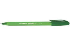 PAPER:MATE Stylos bille InkJoy 100 Triangulaire a capuchon Pte Moy. Vert