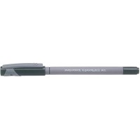 Stylo a  bille FLEXGRIP a  capuchon Pte moyenne Noir