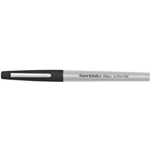 Paper Mate Flair Ultra Stylo Feutre Pointe Fine Noir Lot de 12