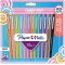 Paper Mate Stylo-feutres Pochette de 16 -pointe 0,7 Mm (Couleur Aleatoires) & Flair Feutres de Coloriage Candy POP, 