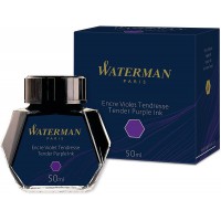 Waterman encre pour stylo plume | flacon d'encre Violet Delicat | bouteille de 50 ml