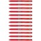 PaperMate 1957044 Stylo encre InkJoy, ligne moyenne, rouge, Pack de 12