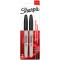 Sharpie marqueurs indelebiles | pointe fine | encre noir permanent | Lot de 2