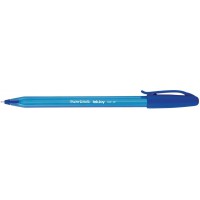 Paper Mate InkJoy 100 Cap Ultra Stylo Bille Pointe Fine Bleu