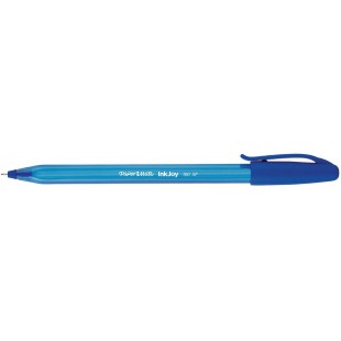 Paper Mate InkJoy 100 Cap Ultra Stylo Bille Pointe Fine Bleu