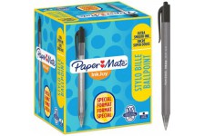 Paper Mate InkJoy 100 RT Lot de 100 Stylos-bille retractable pointe moyenne 1,0 mm Noir