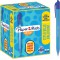 Paper Mate InkJoy 100 RT Boite de 100 Stylos-billes retractable pointe moyenne 1,0 mm Bleu