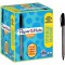 Papermate (S0977410) Stylos-Bille Paper Mate Inkjoy 100St, Pointe Moyenne, Noir, Lot de 100