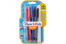 Paper Mate Inkjoy Lot de 8 stylos a bille assortis 100