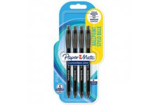 Paper Mate Comfortmate Ultra Stylo Bille Pointe Moyenne Noir Lot de 4