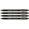 Paper Mate Comfortmate Ultra Stylo Bille Pointe Moyenne Noir Lot de 4