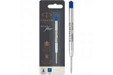 Parker recharge stylo bille | pointe fine | encre bleue QUINKflow | Lot de 1