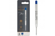 Parker recharges pour stylo bille | pointe moyenne | encre bleue QUINKflow | lot de 1