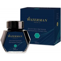 Waterman encre pour stylo plume | flacon d'encre Vert Harmonie | bouteille de 50 ml