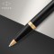 Parker IM stylo bille | laque noire avec attributs or | pointe moyenne| encre bleu | coffret cadeau