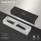 Parker IM stylo roller IM | laque noire avec attributs or | pointe fine | encre noir | coffret cadeau