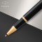 Parker IM stylo roller IM | laque noire avec attributs or | pointe fine | encre noir | coffret cadeau