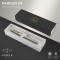 Parker IM stylo plume | metal brosse | pointe moyenne | coffret cadeau