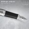 Parker Urban 1931593 Stylo plume Finition Noir estompee avec Attributs Dores