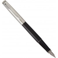 Parker Jotter stylo plume | Noir Bond Street | pointe moyenne | encre bleue | coffret cadeau