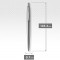 Parker Stylo-bille Jotter acier inoxydable avec attributs chromes + +Quink 2 Recharges Encre Noire Stylo Bille Pointe Moyenne