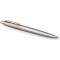 Parker Jotter Duo Coffret-cadeau avec Stylo Bille et stylo plume | acier inoxydable avec attributs Or