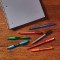 Paper Mate FlexGrip stylos gel | 0,7 mm | encre noire, bleue, rouge et verte | lot de 4