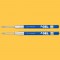 Parker Jotter Originals recharges pour stylo a  encre gel | Recharges d'encre gel bleu | pointe moyenne (0,7 mm) | lot de 2