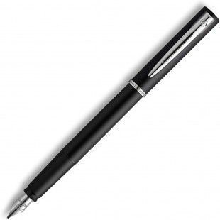 Waterman 3026980681968 Allure Stylo Plume | Encre Bleue | Coffret Cadeau | Laque Noire Mate