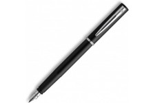 Waterman 3026980681968 Allure Stylo Plume | Encre Bleue | Coffret Cadeau | Laque Noire Mate