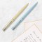 Waterman Allure stylo bille | Laque Noire Matte | pointe moyenne | Encre Bleue | coffret cadeau