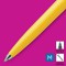 Parker Jotter Originals stylo bille | finition jaune classique | pointe moyenne | encre bleu