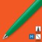 Parker Jotter Originals stylo bille | finition vert retro annees 90 | pointe moyenne | encre bleu