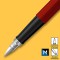 Parker Jotter Originals stylo plume | finition rouge classique | pointe moyenne | encre bleue